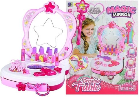 Toaletka z Akcesoriami Duże Magiczne Lustro LEAN Toys