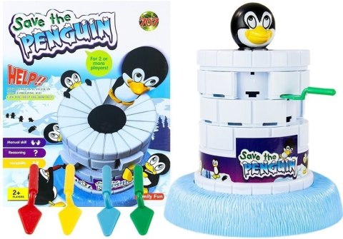 Wesoła Gra Zręcznościowa Skaczący Pingwin LEAN Toys