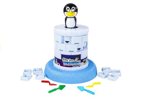 Wesoła Gra Zręcznościowa Skaczący Pingwin LEAN Toys Wesoła Gra Zręcznościowa Skaczący Pingwin LEAN Toys