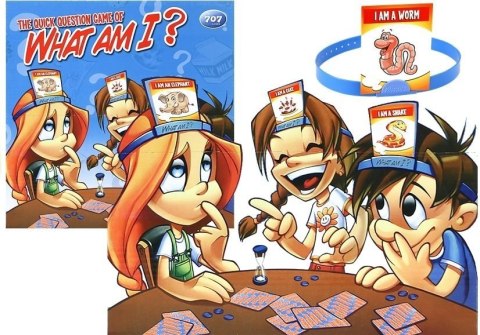 Zabawna Gra Kim Jestem Zgadywanka 74 Karty LEAN Toys Zabawna Gra Kim Jestem Zgadywanka 74 Karty LEAN Toys