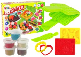 Zestaw Ciastolina Wafle Sandwich Zestaw Foremek LEAN Toys
