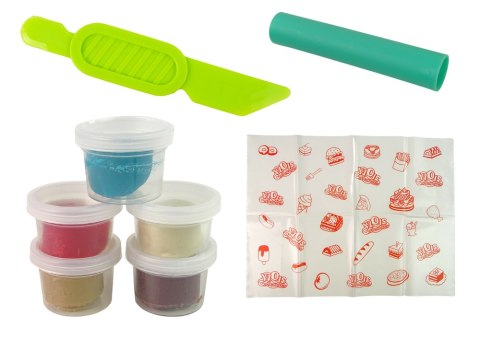 Zestaw Ciastolina Wafle Sandwich Zestaw Foremek LEAN Toys Zestaw Ciastolina Wafle Sandwich Zestaw Foremek LEAN Toys