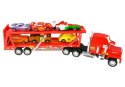 Zestaw Laweta Tir Zygzak Mcqueen + 6 Autek LEAN Toys