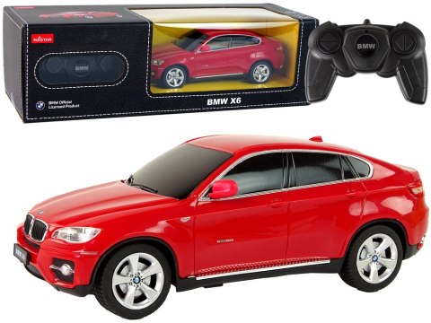 Auto R/C Bmw X6 1:24 Rastar Czerwone Rastar