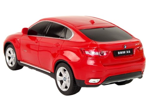 Auto R/C Bmw X6 1:24 Rastar Czerwone Rastar