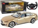 Auto R/C Bmw i4 1:14 Rastar Złote Rastar