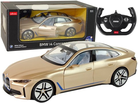 Auto R/C Bmw i4 1:14 Rastar Złote Rastar