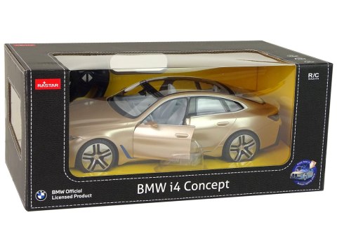 Auto R/C Bmw i4 1:14 Rastar Złote Rastar Auto R/C Bmw i4 1:14 Rastar Złote Rastar
