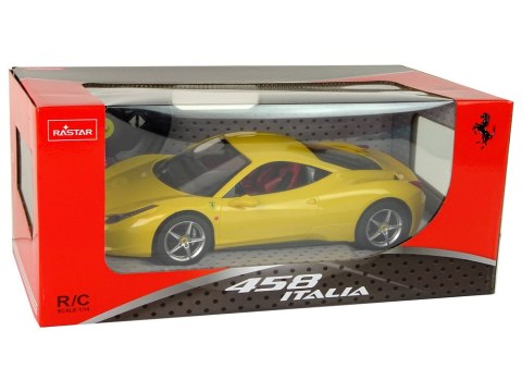 Auto R/C Ferrari Italia Rastar 1:14 Żółte Rastar Auto R/C Ferrari Italia Rastar 1:14 Żółte Rastar