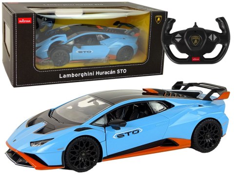 Auto R/C Lamborghini Huracan 1:14 Rastar Niebieskie Rastar Auto R/C Lamborghini Huracan 1:14 Rastar Niebieskie Rastar