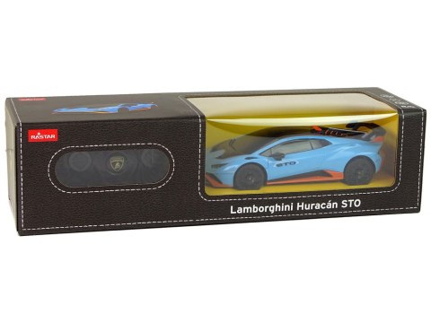 Auto R/C Lamborghini Huracan 1:24 Rastar Niebieskie Rastar Auto R/C Lamborghini Huracan 1:24 Rastar Niebieskie Rastar