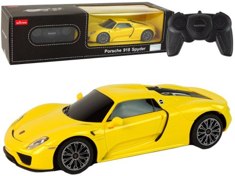 Auto R/C Porsche 918 1:24 Rastar Żółte Rastar Auto R/C Porsche 918 1:24 Rastar Żółte Rastar