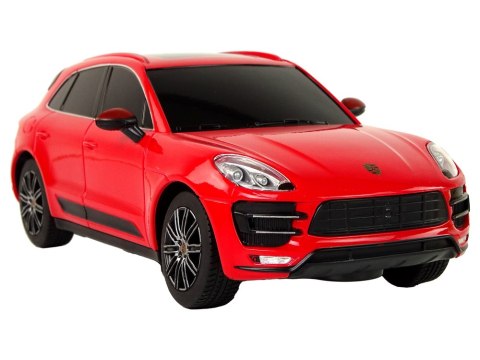 Auto R/C Porsche Macan Turbo 1:24 Rastar Czerwony Rastar Auto R/C Porsche Macan Turbo 1:24 Rastar Czerwony Rastar