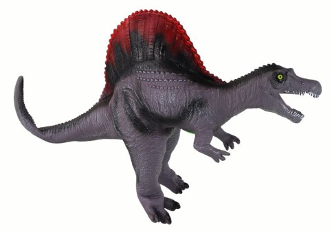 Duża Figurka Dinozaur Triceratops Dźwięk 36 cm Brązowy LEAN Toys