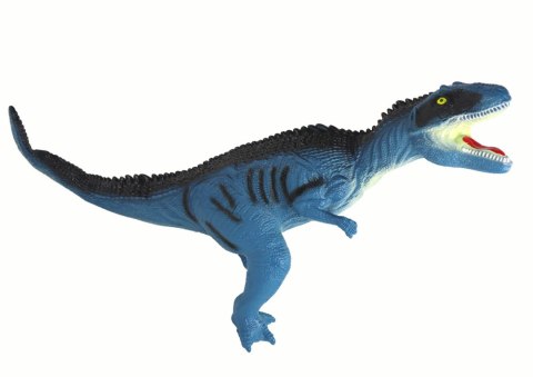 Duża Figurka Dinozaur Tyranozaur Dźwięk 41 cm Niebieski lub Pomarańczowy LEAN Toys