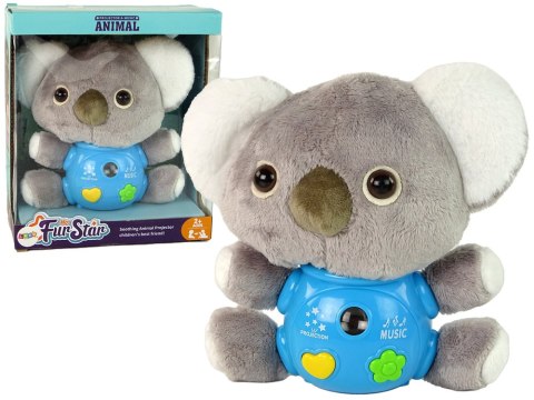 Koala Projektor Dźwięki Zabawka Interaktywna Szara LEAN Toys Koala Projektor Dźwięki Zabawka Interaktywna Szara LEAN Toys