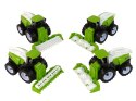 Zestaw Pojazdów Farmerskich Zielone Traktory 4 Ele LEAN Toys
