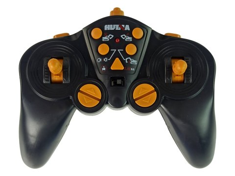 Żółta Gąsienica Koparka RC 1:14 Zdalnie Sterowana HUINA