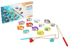 Drewniana Gra Rybki Łowienie Rybek 13739 LEAN Toys