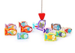 Drewniana Gra Rybki Łowienie Rybek 13739 LEAN Toys