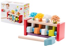 Drewniana Gra Skaczące Klauny Przebijanka 13746 LEAN Toys