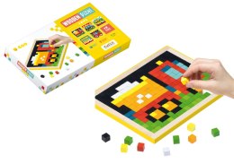 Drewniana Mozaika Układanka Pojazdy Wooden Pixel 14903 LEAN Toys