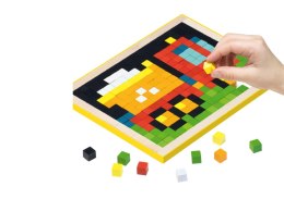 Drewniana Mozaika Układanka Pojazdy Wooden Pixel 14903 LEAN Toys