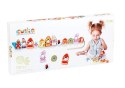 Drewniane Nawlekane Figurki Krasnoludki Skrzaty na sznurku Klocki 13654 LEAN Toys