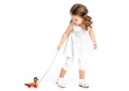 Drewniany Kot na sznurku Zabawka do ciągnięcia 13616 LEAN Toys