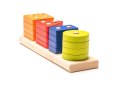 Drewniany Sorter Geometryczny Kolorowy LSG 2 15337 LEAN Toys