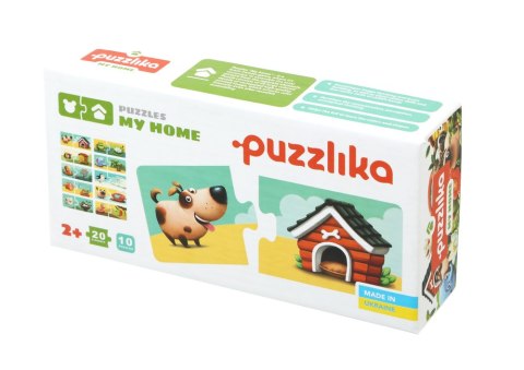 Puzzle "Mój dom" Łamigłówka Gdzie mieszkają zwierzątka 13074 LEAN Toys Puzzle "Mój dom" Łamigłówka Gdzie mieszkają zwierzątka 13074 LEAN Toys