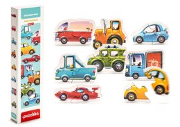 Puzzle Transport 8 Pojazdów 15245 LEAN Toys