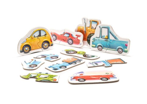 Puzzle Transport 8 Pojazdów 15245 LEAN Toys Puzzle Transport 8 Pojazdów 15245 LEAN Toys