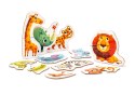Puzzle Zwierzęta Afrykańskie 8 Zwierząt 14774 LEAN Toys