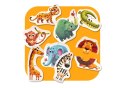 Puzzle Zwierzęta Afrykańskie 8 Zwierząt 14774 LEAN Toys