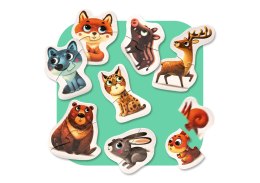 Puzzle Zwierzęta Górskie 8 Zwierząt 14798 LEAN Toys
