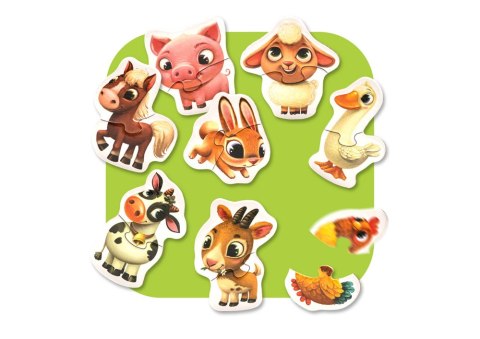 Puzzle Zwierzęta Wiejskie 8 Zwierząt 14781 LEAN Toys Puzzle Zwierzęta Wiejskie 8 Zwierząt 14781 LEAN Toys