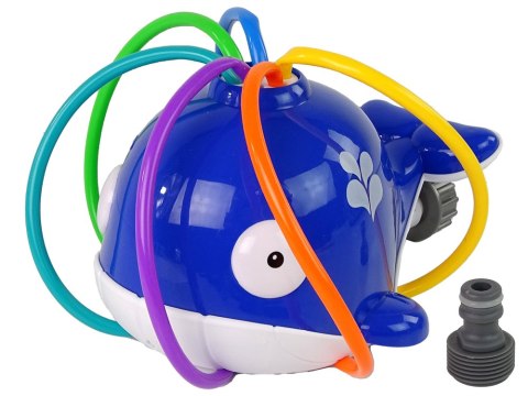Wieloryb Fontanna Wodna Niebieska Ogród LEAN Toys Wieloryb Fontanna Wodna Niebieska Ogród LEAN Toys