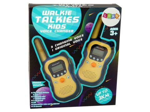 Zestaw Walkie Talkies Krótkofalówki Dla Dzieci Niebieskie 2 Szt. LEAN Toys Zestaw Walkie Talkies Krótkofalówki Dla Dzieci Niebieskie 2 Szt. LEAN Toys