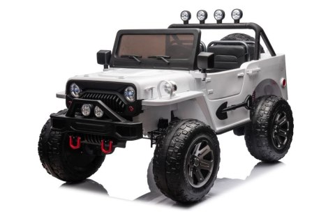 Auto Na Akumulator JH-102 Białe 4x4 LEAN CARS Auto Na Akumulator JH-102 Białe 4x4 LEAN CARS