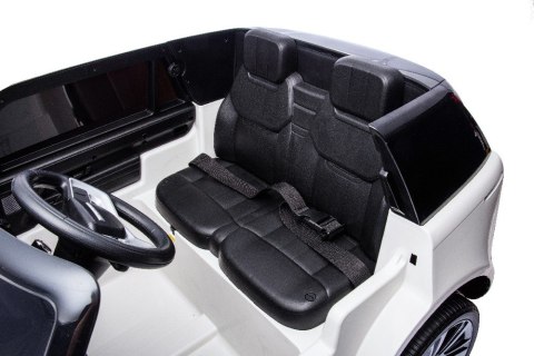 Auto Na Akumulator Range Rover DK-RR998 Białe LEAN CARS Auto Na Akumulator Range Rover DK-RR998 Białe LEAN CARS