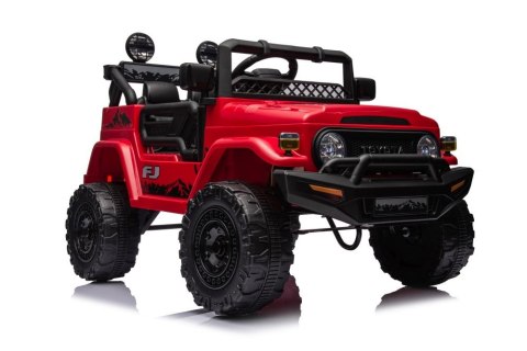 Auto Na Akumulator Toyota FJ Czerwone 4x4 LEAN CARS Auto Na Akumulator Toyota FJ Czerwone 4x4 LEAN CARS