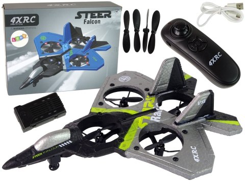 Odrzutowiec Zdalnie Sterowany R/C Pianka 360 Stopni LED LEAN Toys Odrzutowiec Zdalnie Sterowany R/C Pianka 360 Stopni LED LEAN Toys