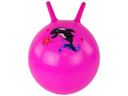 Piłka Do Skakania Skoczek 45 cm Różowy LEAN Toys