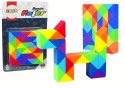 Gra Logiczna Magiczna Kostka Do Układania Wąż LEAN TOYS Gra Logiczna Magiczna Kostka Do Układania Wąż LEAN TOYS