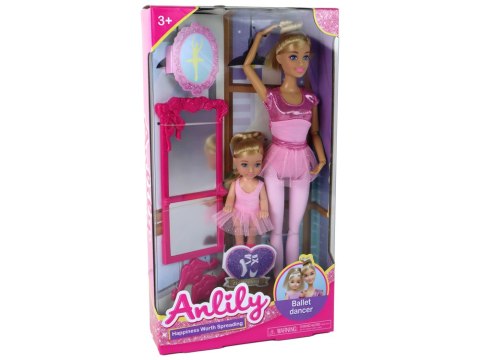 Lalka Anlily Mama z Dzieckiem Baletnica Lalki LEAN Toys Lalka Anlily Mama z Dzieckiem Baletnica Lalki LEAN Toys