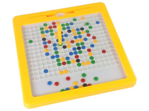 Tablica Magnetyczna 100 Koralików Żółta LEAN Toys Tablica Magnetyczna 100 Koralików Żółta LEAN Toys