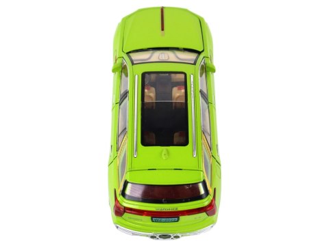 Aluminiowy Model Samochodu RC 1:24 C Kolor Zielony LEAN Toys Aluminiowy Model Samochodu RC 1:24 C Kolor Zielony LEAN Toys