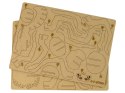 Drewniane Puzzle Przestrzenne 3D Pająk Składanka Edukacyjna 31 Elementów LEAN Toys