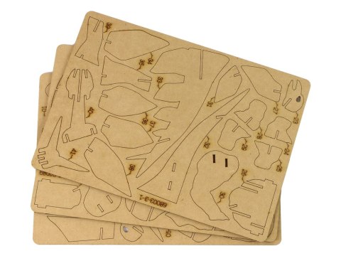 Drewniane Puzzle Przestrzenne 3D Stegozaur Składanka Edukacyjna 41 Elementów LEAN Toys Drewniane Puzzle Przestrzenne 3D Stegozaur Składanka Edukacyjna 41 Elementów LEAN Toys